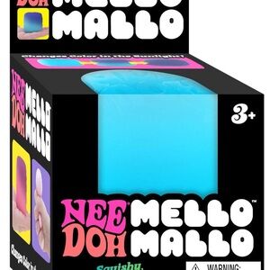 Schylling NeeDoh Mello Mallo Squishy Stress Cube - Blue